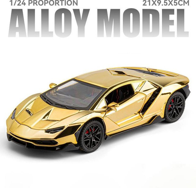 Linyi toy car Lp770 Sportwagen Modell, 1:24, Metall, mit Licht und Sound, ab 14 Jahren - Bild 1