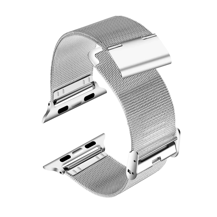 Milanaise-Armband Edelstahl, Silber, Unisex - Bild 1