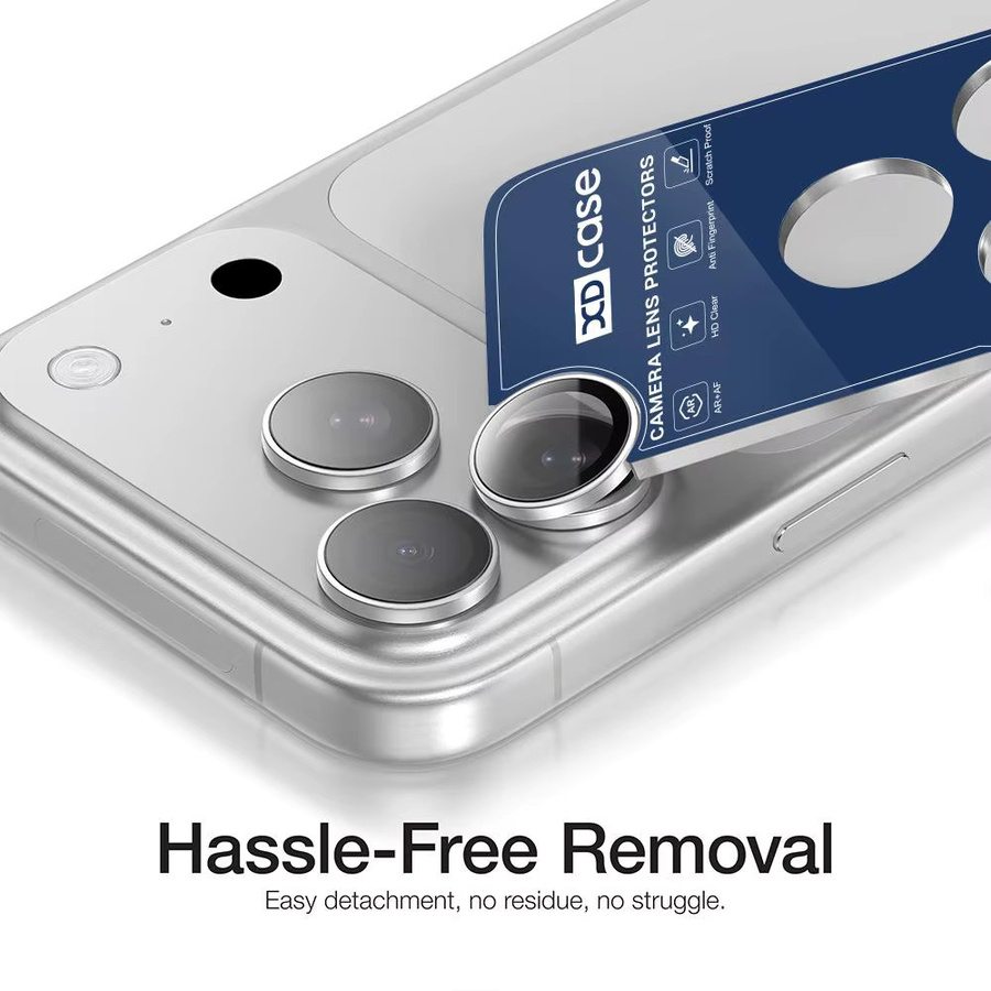 Eagle Eye Displayschutzfolie aus gehärtetem Glas mit Anti-Fog-Beschriftung für Apple iPhone 17 Pro Max und iPhone 17 Pro, Transparent, inklusive Linsenpositionierungswerkzeug - Bild 3