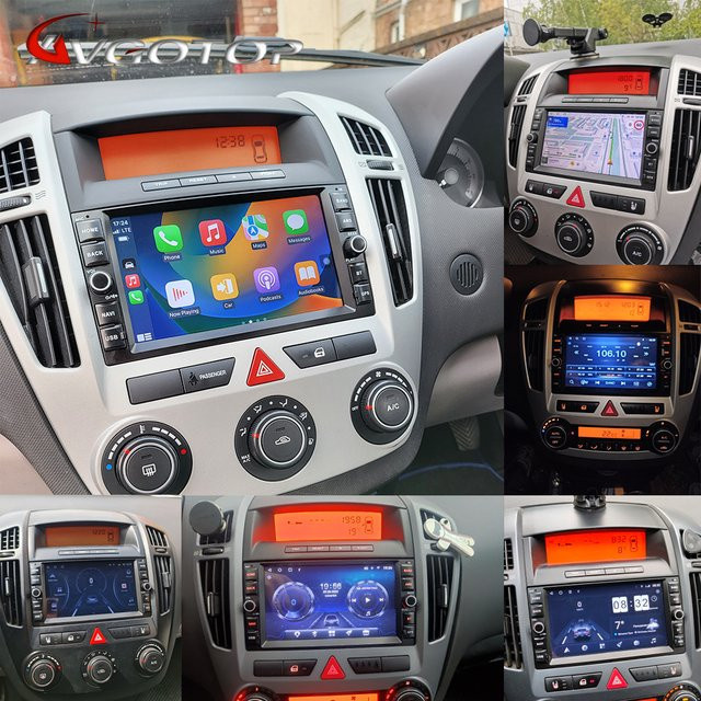 WITSON Android 15 Autoradio mit GPS und Carplay für KIA CEED 2007 2008 2009, 7 Zoll Multimedia Stereo Player in Schwarz - Bild 1