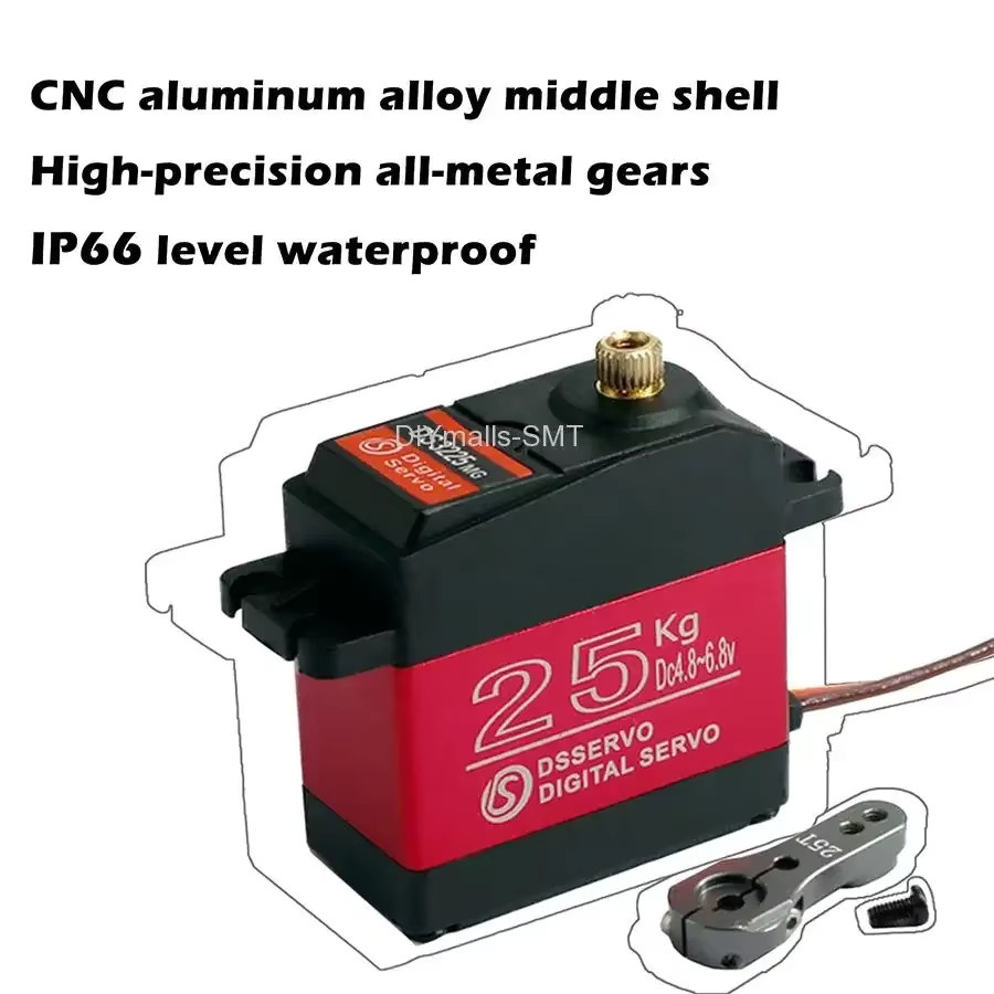 wishiot DS3225 RC Digital Servo, wasserdicht, mit Vollmetallgetriebe - Bild 2