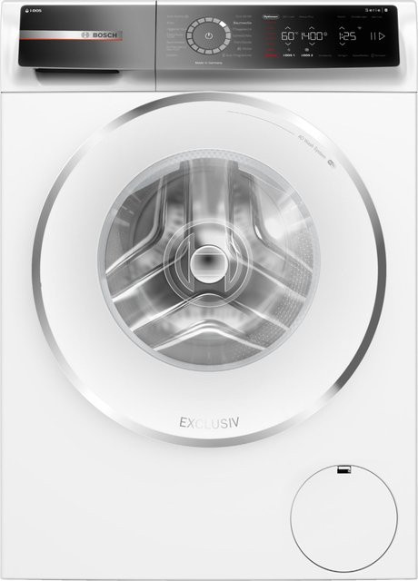 Bosch Serie 8 Frontlader Waschmaschine WGB244A90 in Weiß mit 9 kg Kapazität, 1400 U/min, Smart Home Integration und Aquastop - Bild 1