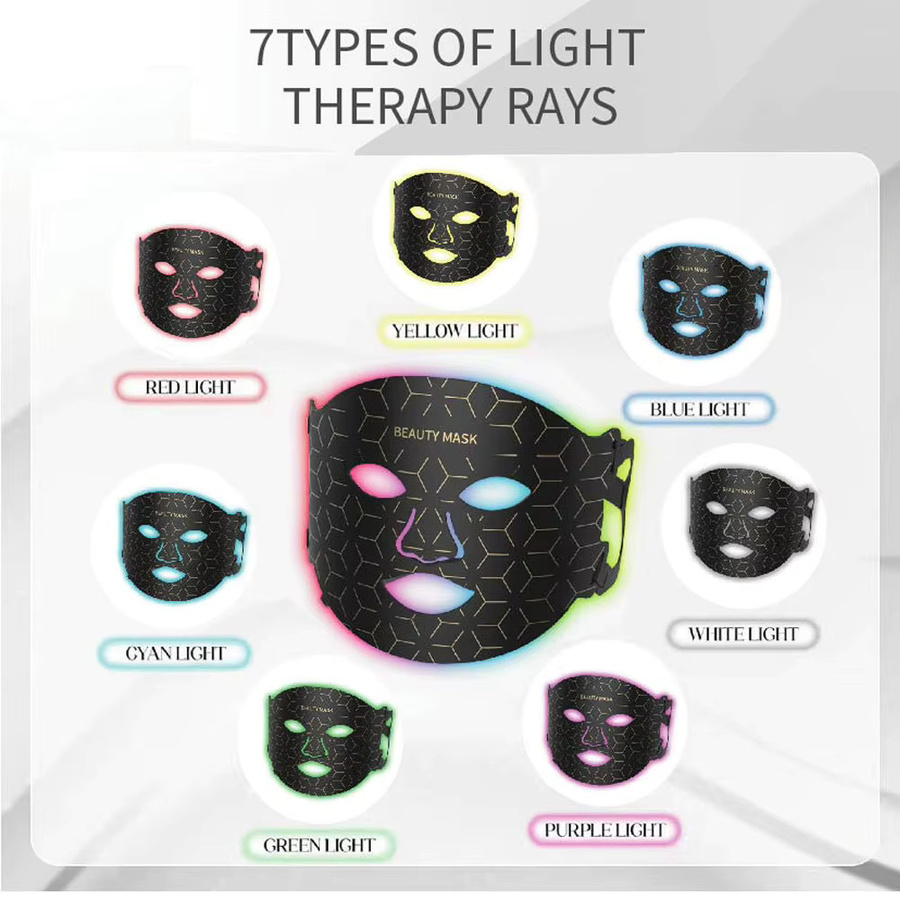 NUOYING LED Gesichtsmaske, Rotlichttherapie, Unisex - Bild 2