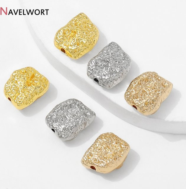 Abstandsperlen, 14K/18K vergoldet, Gold, für DIY-Armband- und Halskettenherstellung - Bild 1