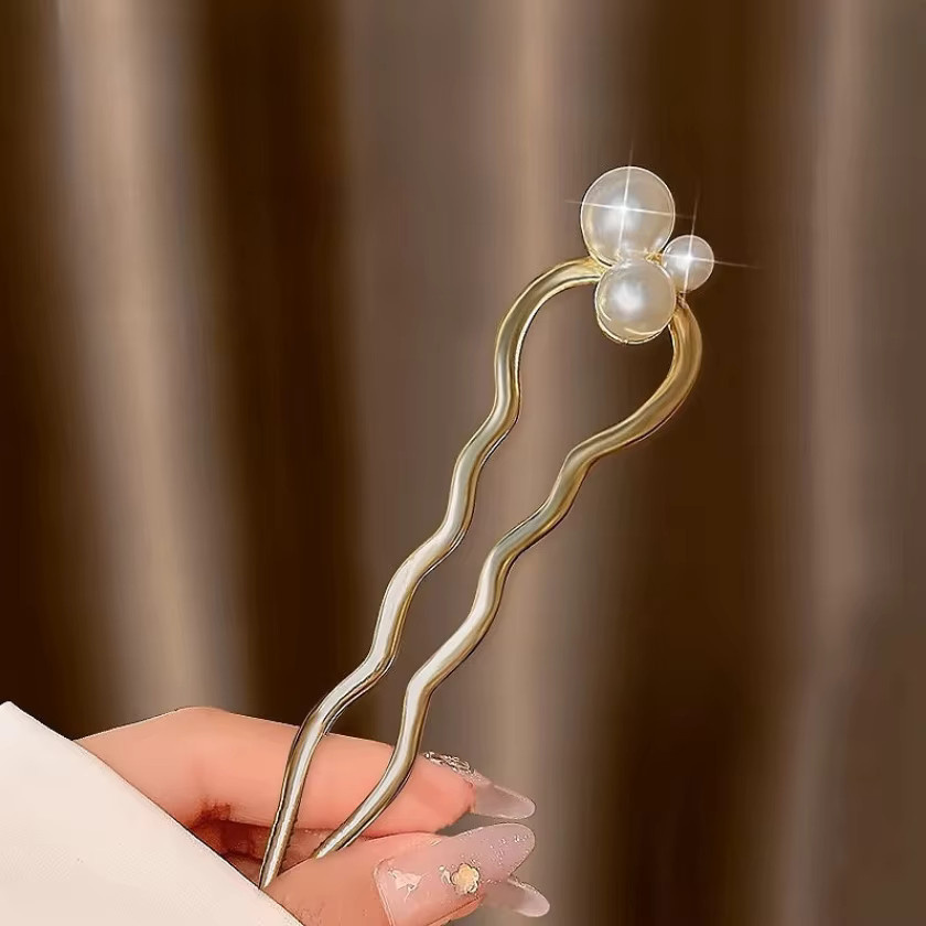 DDZST Haarnadeln U-förmige Metall Haar Clips, Damen - Bild 3