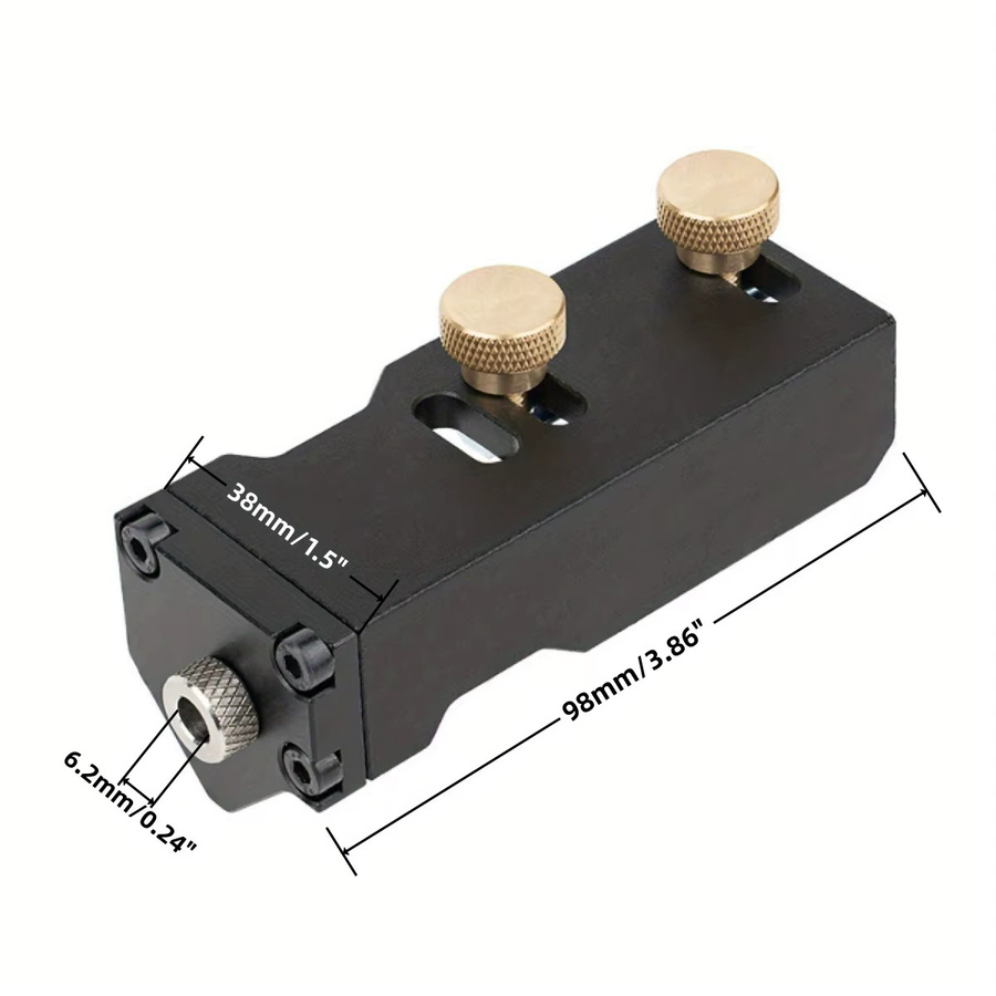 FNICEL Manuelles Gewindeschneidwerkzeug als vielseitiger Jig-Locator für Aluminiumprofile Typ 20/30/40 in Schwarz - Bild 2