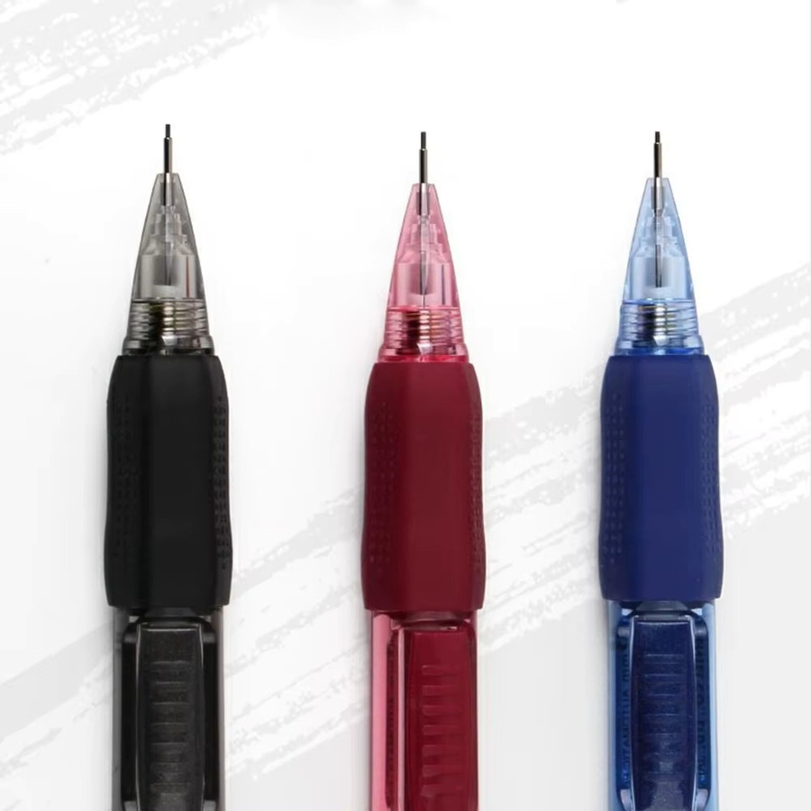 Pentel Druckbleistifte PD255 Set, 3 Stück, 0,5 mm, Multicolor, mit seitlicher Druckmine zum Schreiben und Zeichnen - Bild 5