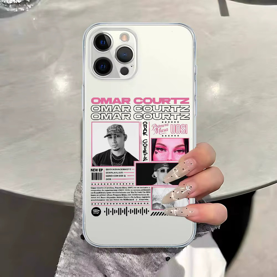 O-omar Courtz Primera Musas Handyhülle für Apple iPhone 16 15 14 13 Pro Max Plus Transparent Multicolour - Bild 2