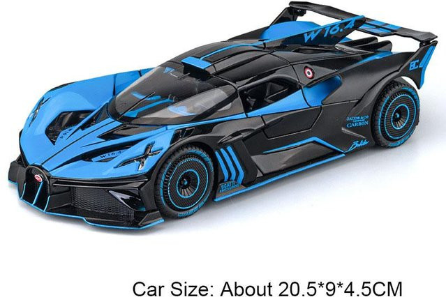 Linyi toy car Tourbillon Bolide Sportwagen Modell, 1:24, mit Licht und Ton, ab 14 Jahren - Bild 1
