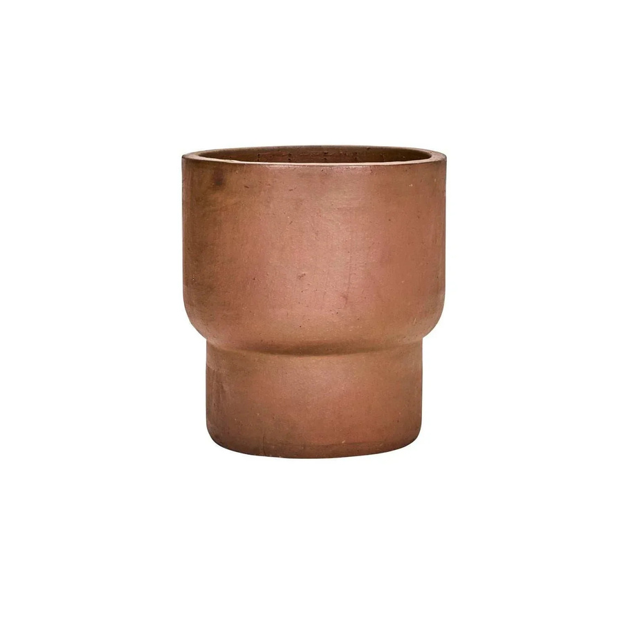 House Doctor Keramiktopf Terra in Antik Braun, Höhe: 55 cm, Breite: 50 cm, Tiefe: 50 cm - Bild 1