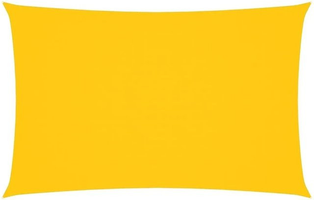 Furnicato Sonnensegel aus Oxford-Gewebe rechteckig in Gelb, 2,5 x 5 m - Bild 1