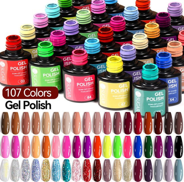 UR SUGAR Gel Nagellack, 3er-Set, 7 ml, 107 Farben - Bild 1