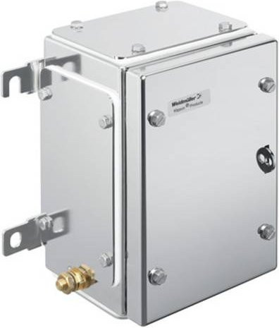 Weidmüller KTB MH 221513 S4E4 Installations-Gehäuse aus Edelstahl in Silber, B: 15,2 cm, T: 22,9 cm, H: 13,3 cm - Bild 1