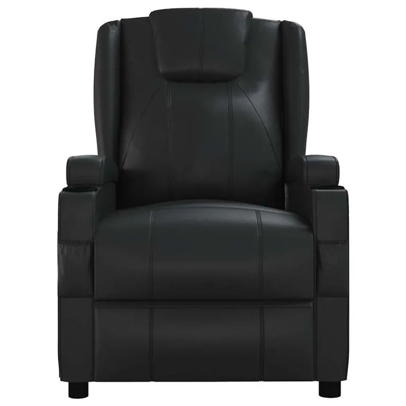 Vidaxl Massagesessel Relaxsessel in Schwarz aus Kunstleder im modernen Design - Bild 6
