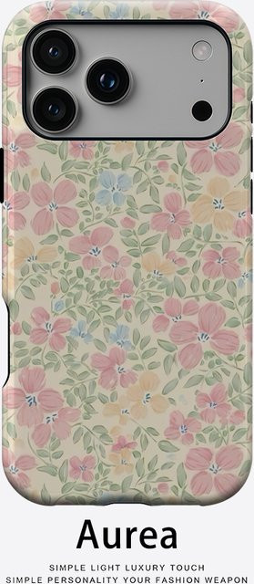 Potdemiel Pastell Bloom Handyhülle mit Magnetfunktion für iPhone 17 16 15 14 13 Pro Max Plus, Tough Case, Multicolour - Bild 1