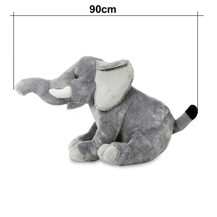 Deuba Elefant Plüschtier Grau - Bild 2