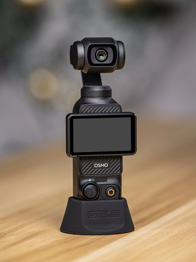 DJI Silikon-Fixierhalterung und rutschfeste Basisverlängerung für DJI OSMO Pocket 3/4 Handkamera in Schwarz - Bild 7