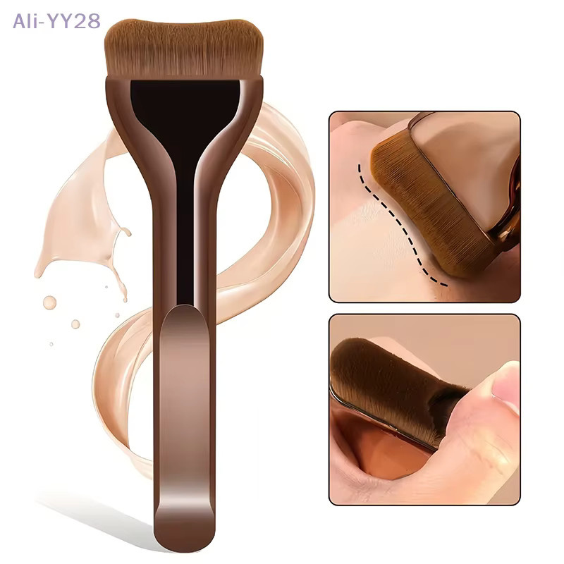 KuZHEN Gebogener Foundation-Make-up-Pinsel, Unisex - Bild 4