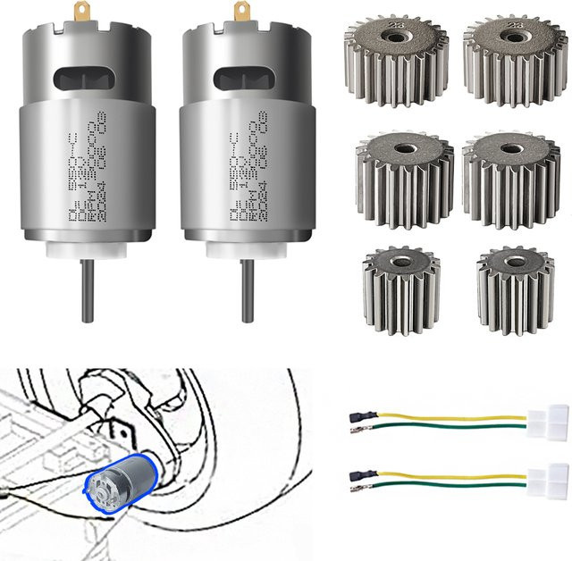 kennvd DC Motor Upgrade Zubehör, 2-teiliges Set - Bild 1