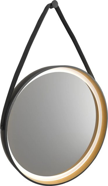 DSK Design LED-Lichtspiegel Verano rund in Mattschwarz mit Durchmesser: 55 cm - Bild 1