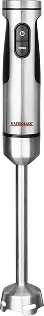 Gastroback 40973 Powermix Professional Stabmixer-Set aus Edelstahl in Silber mit 1500 Watt und 5-teiligem Zubehör - Bild 2