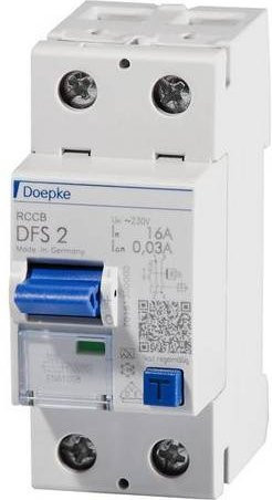 Doepke FI-Schutzschalter RCD 2,0 A Weiß 09114601 - Bild 1