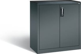 C+P Werkzeugschrank Acurado in Anthrazit mit Zylinderschloss und Einlegeböden, H x B x T: 100 x 93 x 50 cm - Bild 1