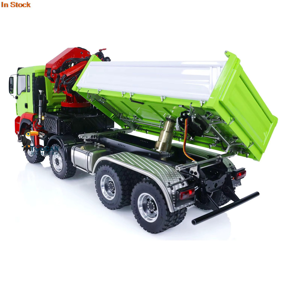 LESU RC Hydraulische Lkw Kran Dumper, 1:14, Metall - Bild 5