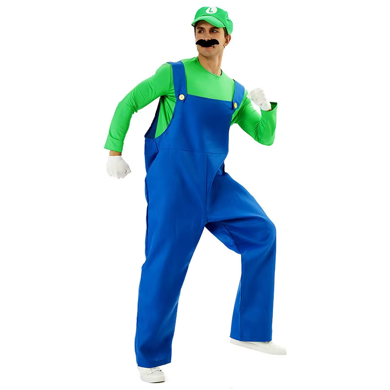Potdemiel Super Mario Spielkostüm, Unisex, Rot, Bunt / Mehrfarbig, Set / Bundle, Plüsch / Textil - Bild 2