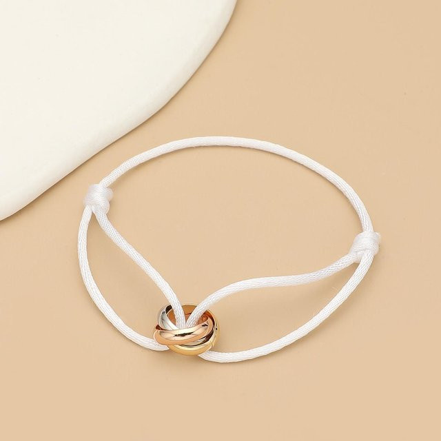 FASHION A JEWELRY Armband, Edelstahl, Weiß, Unisex - Bild 1