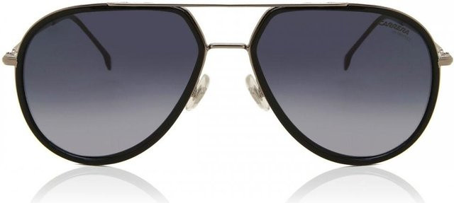 Carrera 295 S Sonnenbrille, Vollrand, Aviator, Black Silver, Grey, Unisex - Bild 1