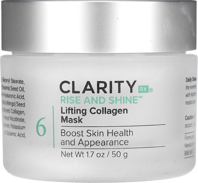 ClarityRx Rise and Shine Lifting Collagen Mask, 50 g, Unisex - Bild 1