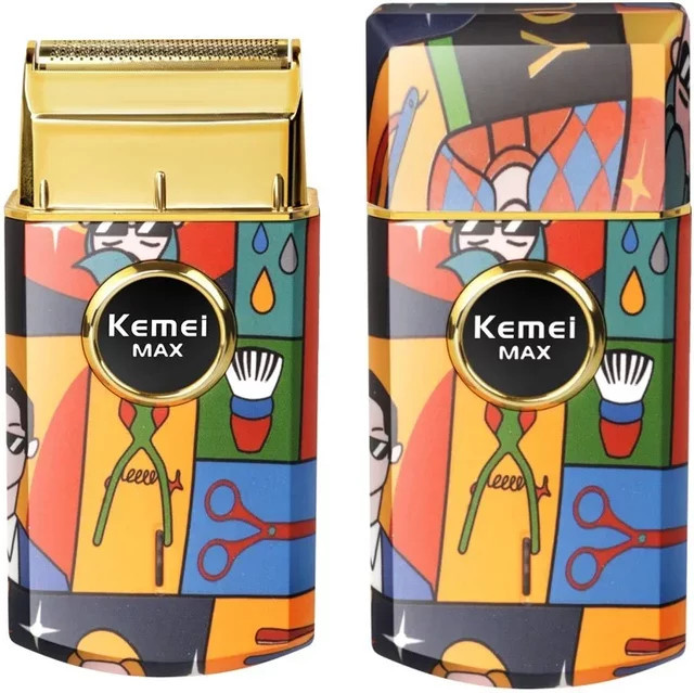 Kemei KM-RS7098 Titan Doppelfolie Reciprocating Rasierer, Herren, Multicolour - Bild 1