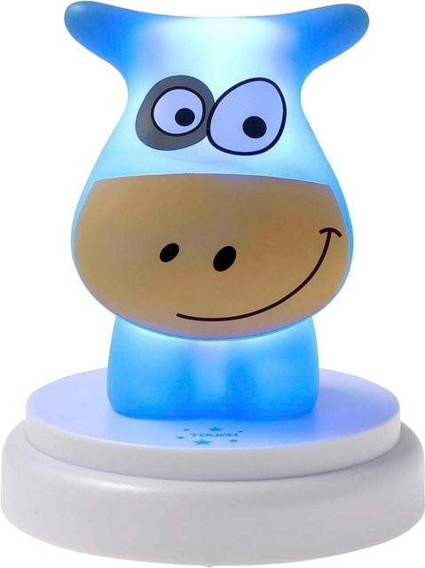 Alecto LED-Nachtlicht Blau/Weiß mit Touch-Funktion für Kinderzimmer - Bild 1