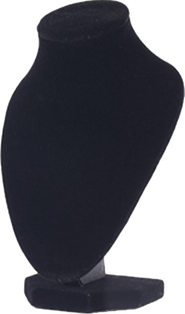 Neoglint Schmuckständer für Halsketten aus Holz in Schwarz als elegante Büste für dein Display - Bild 1