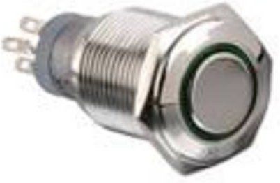 Bulgin MP0045/1E2RD220S Drucktaster Bulk in Silber - Bild 1