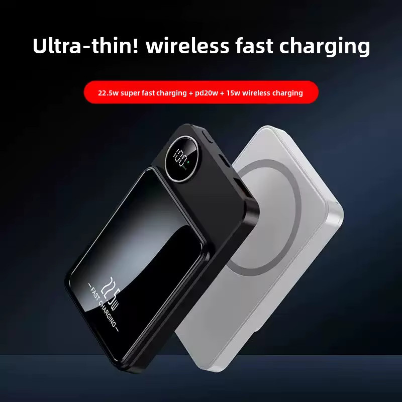 Taepiaai Magnetische Powerbank 20000 mAh in Grün mit schnellem Aufladen - Bild 4