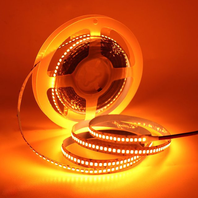 JOYPJLIT LED Flexibler Streifen Orange Amber Flame 12V 24V 5M mit 240 LEDs/m - Bild 1