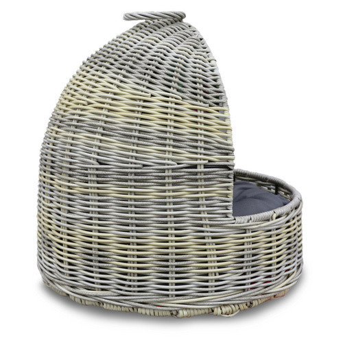 HABAU Katzenhöhle als Katzenbett in Graubeige mit B/T/H: 41 x 40 x 38 cm - Bild 2