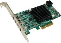 HighPoint RocketU 1344D PCIe USB-Expansion-Card mit USB-C in Grün - Bild 1