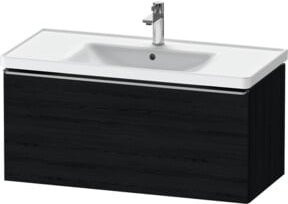 Duravit Waschtischunterschrank D-Neo, Wandhängend, Schwarz, B: 98,4 cm, T: 45,2 cm, H: 44,0 cm - Bild 1