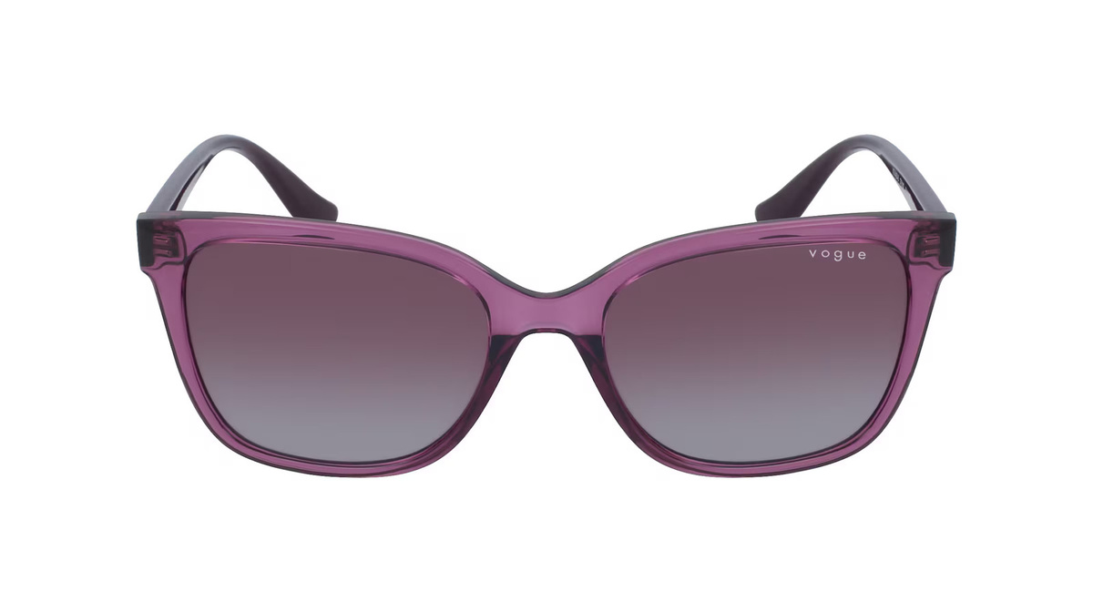 Vogue VO5427S Sonnenbrille Damen, Vollrand, Oval, Acetat, lila, pink - Bild 1