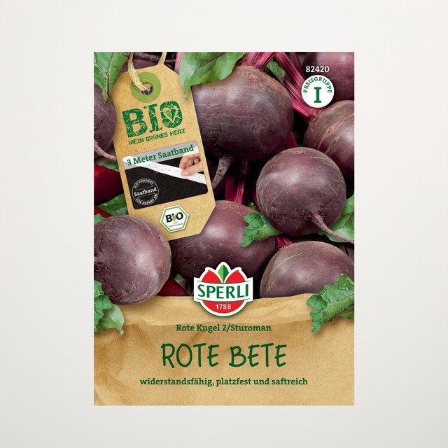 Sperli Rote Bete Boro F1 Saatband BIO - Bild 1