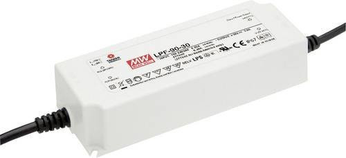 Mean Well LPF-90-54 LED-Treiber, weißer LED-Trafo mit Konstantspannung 90W, 1.67A, 32.4 - 54 V/DC, IP67 Schutzklasse, nicht dimmbar - Bild 1