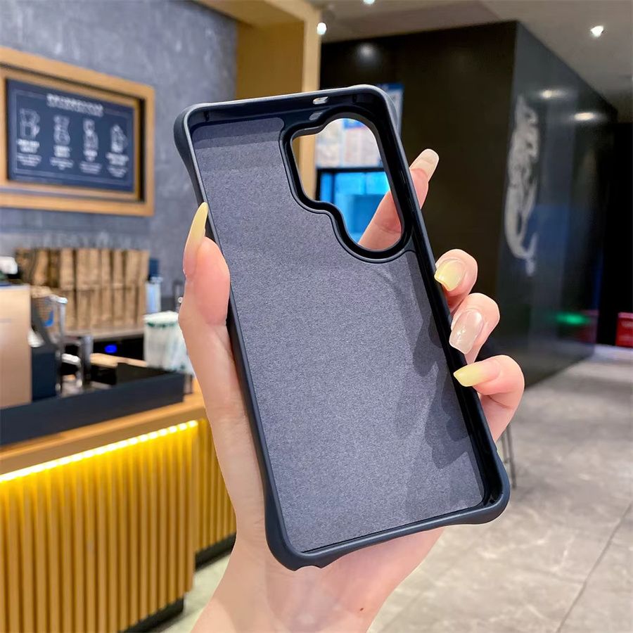 Wellenförmige Silikon-Handyhülle für Samsung Galaxy S26 Ultra S25 S24 Plus S23 FE mit Magnetfunktion und stoßfestem Schutz in Grau - Bild 1