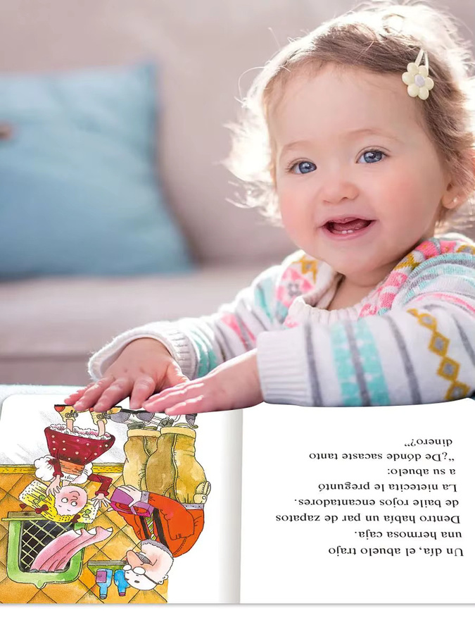 Teeny Baby Spanisches Märchenbuch-Notizbuch in Multicolour zur Förderung der Kindervokabeln und Fantasie - Bild 3