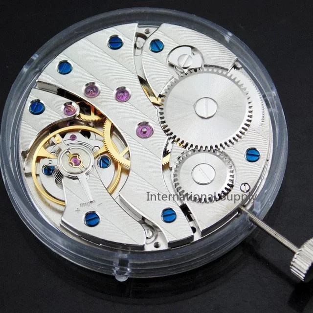 Herrenuhr Analoguhr, Handaufzug, Edelstahl, Silber, Rund - Bild 1