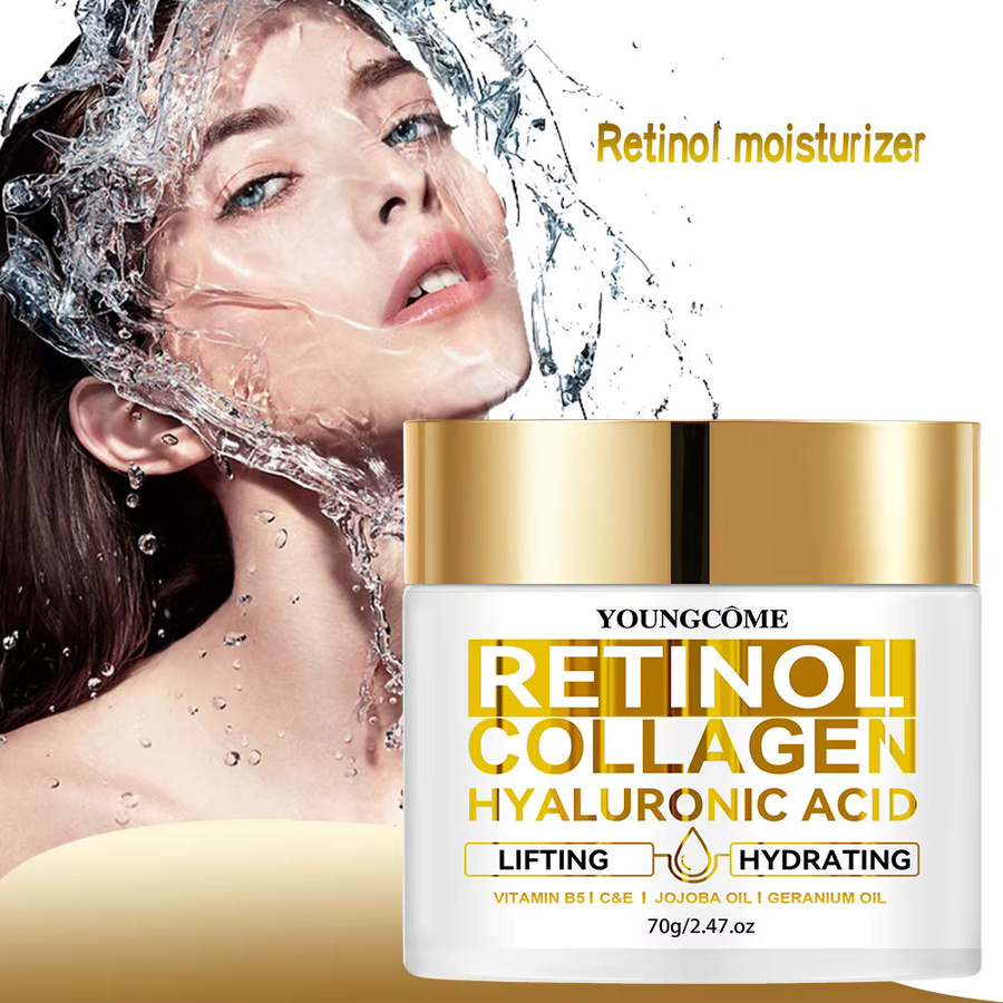 YOUNGCOME Gesichtscreme mit Retinol, Kollagen, Hyaluronsäure, Unisex - Bild 2