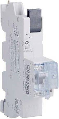 Hager Hauptleitungsschutzschalter HTS116C1 1-polig 16A 400V in Weiß - Bild 1