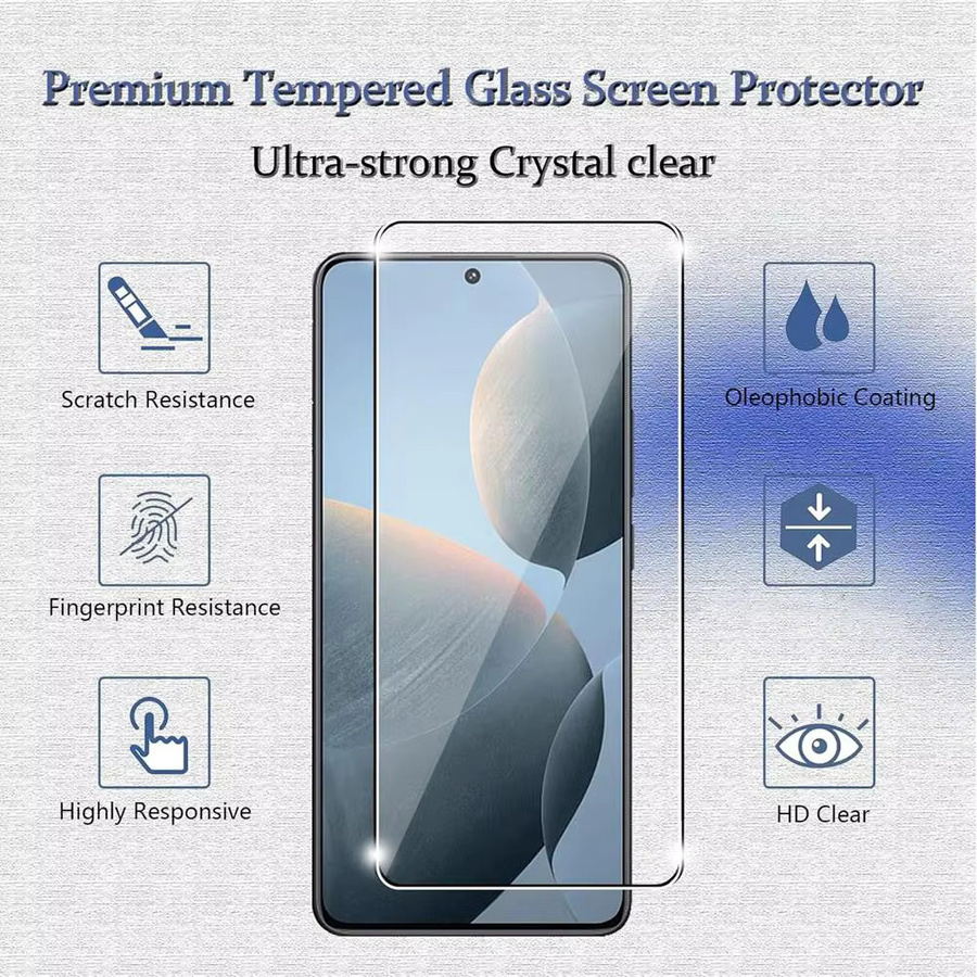 6-in-1 Glasbildschirmschutz und Kameraschutz Set für Samsung Galaxy A16 A55 A35 A15 S23 FE in Transparent und Silber - Bild 3